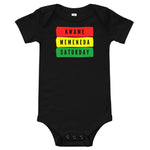 Load image into Gallery viewer, Baby Kwame short sleeve one piece
