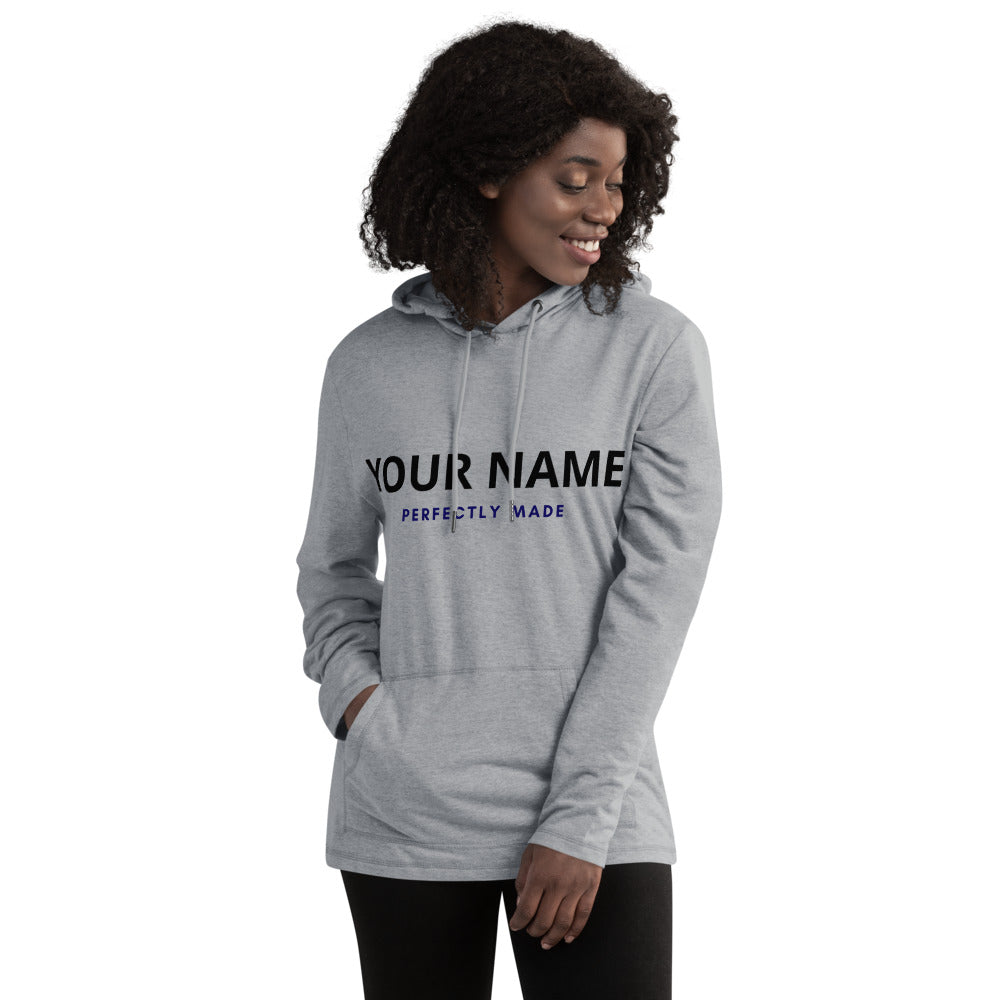 Unisex Perfectly Made Lightweight Hoodie (Add Your Own Name)