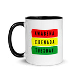 Load image into Gallery viewer, Kwabena (Tuesday Born Male) Mug with Color Inside
