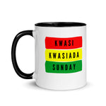Load image into Gallery viewer, Kwasi (Sunday Born Male) Mug with Color Inside
