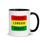 Load image into Gallery viewer, Kwadwo (Monday Born Male) Mug with Color Inside
