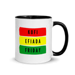 Load image into Gallery viewer, Kofi (Friday Born Male) Mug with Color Inside
