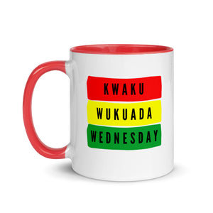 Kwaku (Wednesday Born Male) Mug with Color Inside