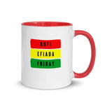 Load image into Gallery viewer, Kofi (Friday Born) Mug with Color Inside
