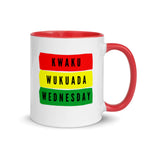 Load image into Gallery viewer, Kwaku (Wednesday Born Male) Mug with Color Inside
