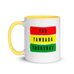 Load image into Gallery viewer, Yaa (Thursday Born Female) Mug with Color Inside
