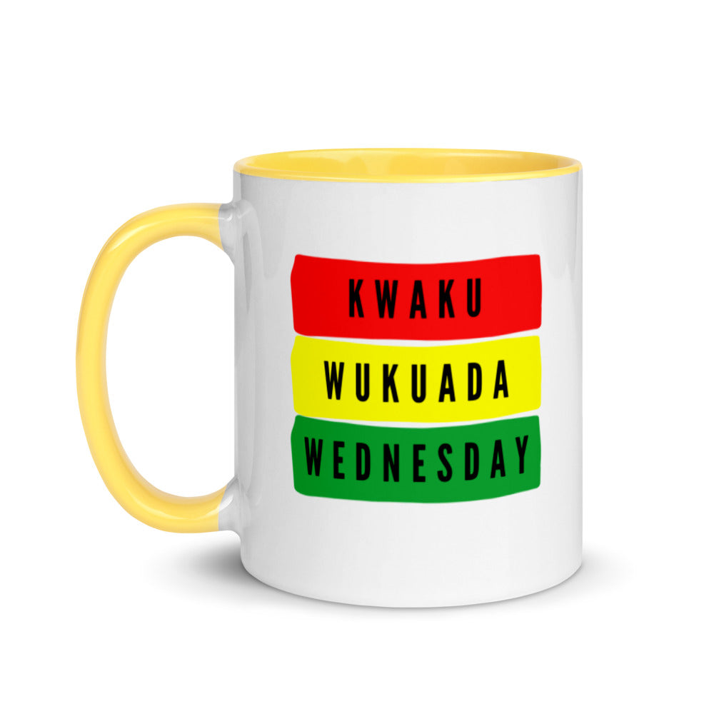 Kwaku (Wednesday Born Male) Mug with Color Inside