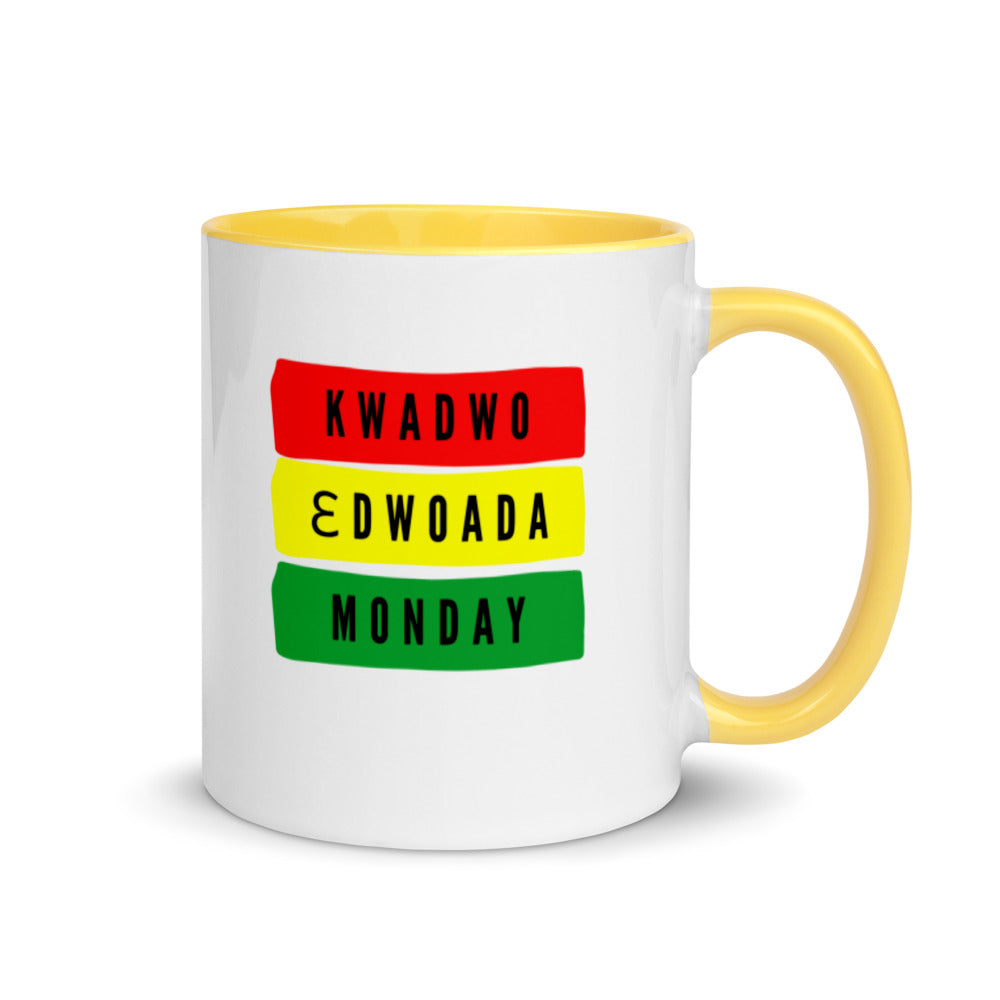 Kwadwo (Monday Born) Mug with Color Inside