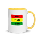 Load image into Gallery viewer, Kofi (Friday Born) Mug with Color Inside
