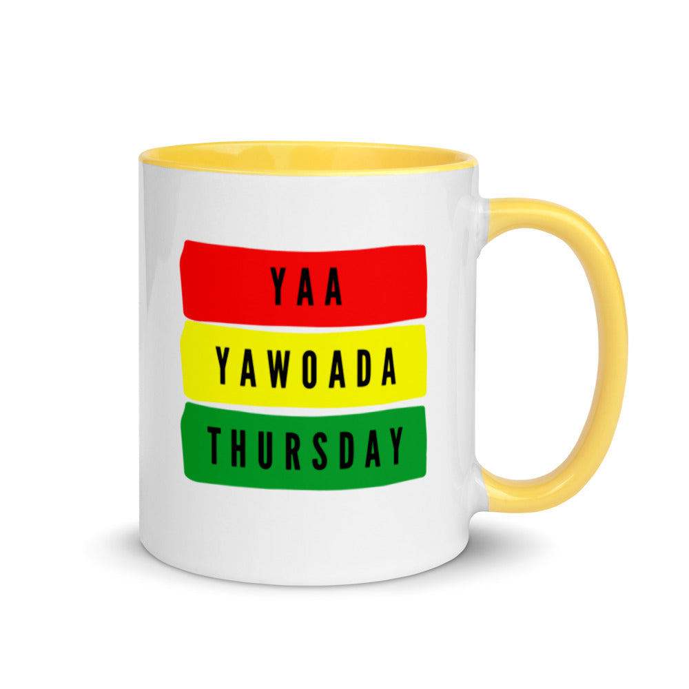 Yaa (Thursday Born Female) Mug with Color Inside