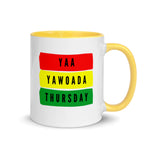 Load image into Gallery viewer, Yaa (Thursday Born Female) Mug with Color Inside
