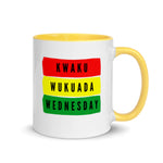 Load image into Gallery viewer, Kwaku (Wednesday Born Male) Mug with Color Inside
