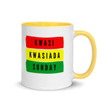 Load image into Gallery viewer, Kwasi (Sunday Born Male) Mug with Color Inside
