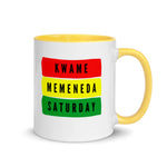 Load image into Gallery viewer, Kwame (Saturday Born Male) Mug with Color Inside
