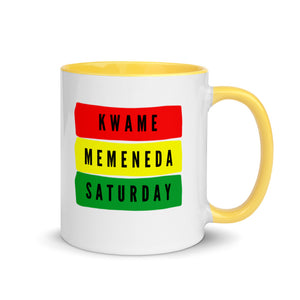 Kwame (Saturday Born Male) Mug with Color Inside