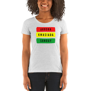 Akosua (Sunday Born Female) Ladies' short sleeve t-shirt