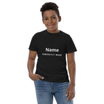 Load image into Gallery viewer, Perfectly Made Youth Jersey T-Shirt (Add Your Own Name)

